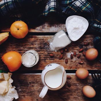 Ingredients for cooking pancakes - Free image #198497